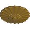 Ekena Millwork Shakuras Ceiling Medallion (Fits Canopies up to 1 3/8"), Hand-Painted Gold, 9"OD x 1 3/8"P CM09SHGLS - alternate 3